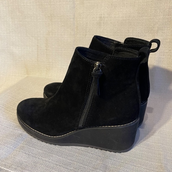 Black suede mini booties - Picture 8 of 8